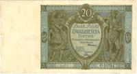 20 złotych 1.09.1929, seria DS., bardzo rzadki b