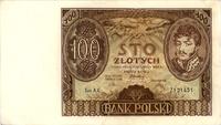 100 złotych 9.11.1934, seria AX., ciekawa odmian