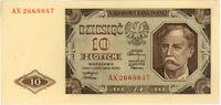 10 złotych 1.07.1948, seria AX, Miłczak 136b