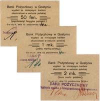 50 fenigów, 1 i 2 marki 13.10.1919, Gostyń - Ban