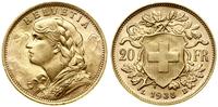 20 franków 1935 L-B, Berno, typ Vreneli, złoto 6