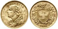20 franków 1935 L-B, Berno, typ Vreneli, złoto 6