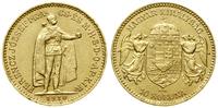 10 koron 1910 KB, Kremnica, złoto 3.38 g, próby 