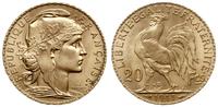 20 franków 1911, Paryż, Marianna, złoto 6.45 g, 