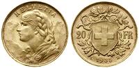 Szwajcaria, 20 franków, 1935 L-B