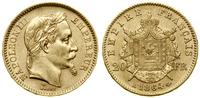 Francja, 20 franków, 1864 A