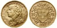 Szwajcaria, 20 franków, 1927 B