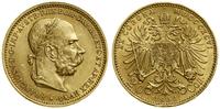 Austria, 20 koron, 1896