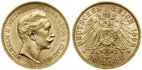 20 marek 1898 A, Berlin, złoto 7.96 g, próby 900