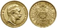 20 marek 1905 A, Berlin, złoto 7.96 g, próby 900