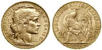 20 franków 1907, Paryż, typ Marianna, złoto 6.45