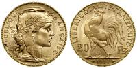 20 franków 1911, Paryż, typ Marianna, złoto 6.45