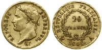 20 franków 1808 A, Paryż, głowa w wieńcu laurowy