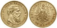 20 marek 1888 A, Berlin, złoto 7.94 g, próby 900