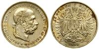 20 koron 1893, Wiedeń, głowa w wieńcu laurowym, 