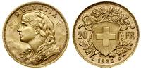 Szwajcaria, 20 franków, 1935 L-B