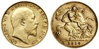 Wielka Brytania, 1/2 funta (1/2 sovereign), 1910