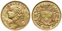 Szwajcaria, 20 franków, 1935 L-B