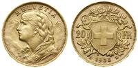 Szwajcaria, 20 franków, 1935 L-B
