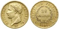 Francja, 20 franków, 1808 A