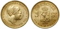 Norwegia, 5 Speciedaler = 20 koron, 1875