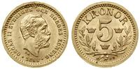 Szwecja, 5 koron, 1899 EB