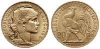 20 franków 1910, Paryż, Marianna, złoto 6.45 g, 