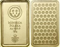 sztabki złote, sztabka 50 gram