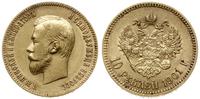 10 rubli 1901 ФЗ, Petersburg, złoto 8.60 g, prób