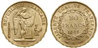 Francja, 20 franków, 1887 A