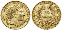 Francja, 20 franków, 1851 A