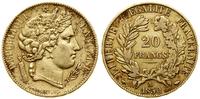 Francja, 20 franków, 1850 A