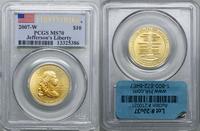 Stany Zjednoczone Ameryki (USA), 10 dolarów = 1/2 uncji, 2007 W