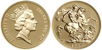 Wielka Brytania, zestaw: 1/2, 1 i 2 funty (1/2 + 1 + 2 sovereigns), 1987
