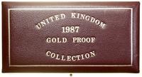 Wielka Brytania, zestaw: 1/2, 1 i 2 funty (1/2 + 1 + 2 sovereigns), 1987
