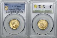 Kolumbia, 5 peso, 1929