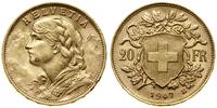 Szwajcaria, 20 franków, 1947
