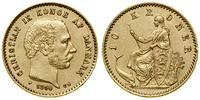 Dania, 10 koron, 1890 CS