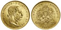 Austria, 4 floreny = 10 franków, 1892