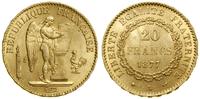 Francja, 20 franków, 1877 A