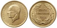 100 kurush 1923+47 (1970), złoto 7.19 g, próby 9