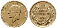100 kurush 1923+69 (1992), złoto 7.19 g, próby 9