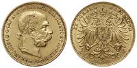 20 koron 1897, Wiedeń, złoto 6.76 g, próby 900