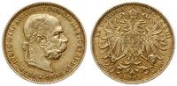20 koron 1902, Wiedeń, złoto 6.76 g, próby 900