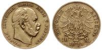 10 marek 1873 C, Frankfurt, złoto 3.91 g, próby 
