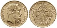20 franków 1874, złoto 6.44 g, próby 900, piękni