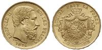 20 franków 1874, złoto 6.45 g, próby 900, piękni