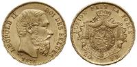 20 franków 1876, złoto 6.44 g, próby 900, piękne