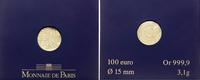 100 euro 2009, Paryż, złoto 3.1 g, próby 999.9, 