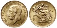 funt 1930 SA, Pretoria, złoto 7.99 g, próby 917,